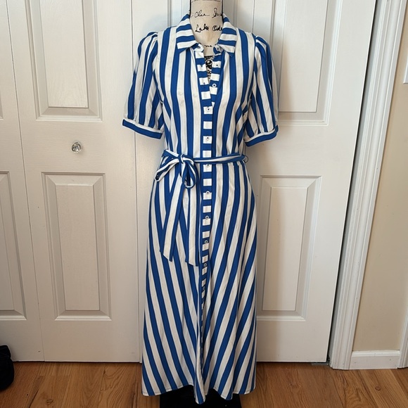 NWT Boden Jersey Libby Midi Shirt Dress Sz 8 - Picture 5 of 12